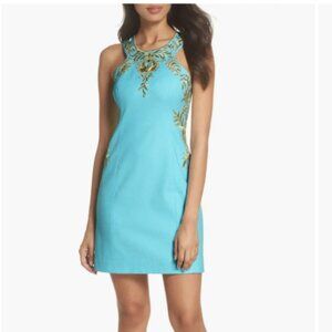 Lilly Pulitzer Tina Stretch Sheath Dress - BLUE IBIZA